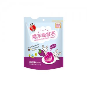 蜡笔小新魔芋椰果冻125g（葡萄味）