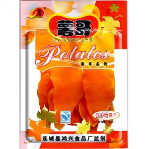 薯哥红心薯干片