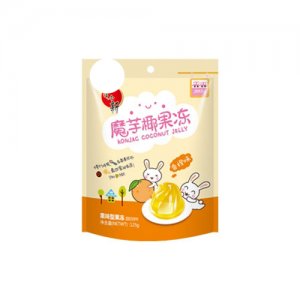 蜡笔小新魔芋椰果冻125g（香橙味）