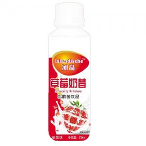 冰岛草莓奶昔乳酸菌饮品310ml
