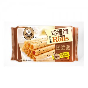 乐爷鸡蛋卷黑芝麻味