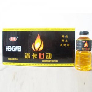 恒伟冰卡心动能量型维生素饮料450mlx15瓶