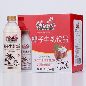 海南1号椰子牛乳1kgx6瓶