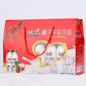 海南1号椰子牛乳饮品350gx10瓶