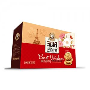 乐爷五籽运财饼黑芝麻味216g