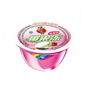 蜡笔小新30g大椰果果肉果冻（草莓味）