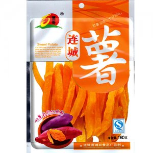 薯哥红心薯干条160克