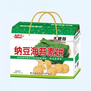溢嘉亲木糖醇纳豆海苔素饼