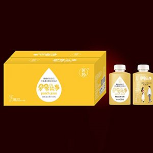 果果故事黄桃复合果汁饮料350mlx15瓶