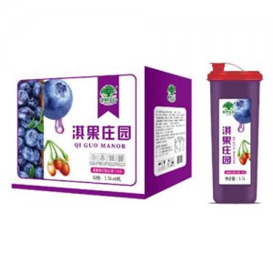 淇果庄园蓝莓枸杞复合果汁1.5LX6
