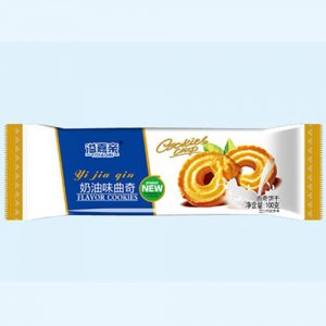 溢嘉亲奶油味曲奇饼干100g