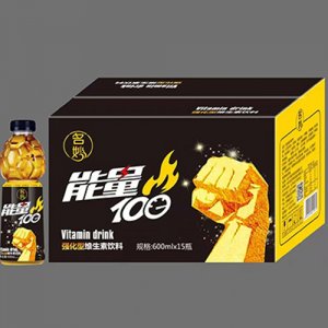 名妙能量100强化型维生素饮料600mlx15瓶