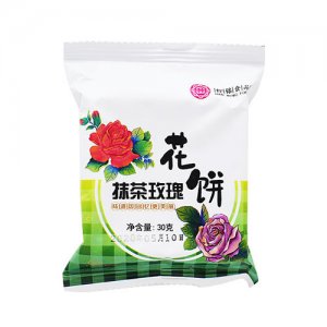 悍铭抹茶玫瑰花饼30g
