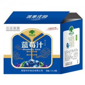 淇果庄园蓝莓汁1.5LX6
