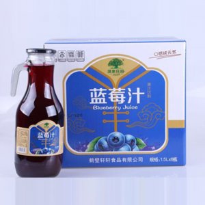淇果庄园蓝莓汁1.5LX6瓶