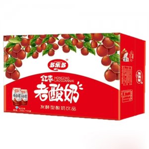 多乐多红枣老酸奶200mlx25盒