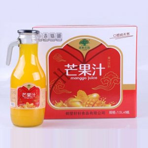 淇果庄园芒果汁1.5LX6瓶