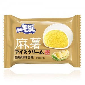 一年级榴莲口味麻薯雪糕