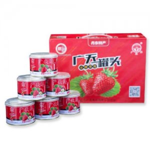 广天冰糖草莓礼盒罐头