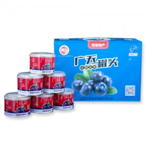 广天冰糖蓝莓礼盒罐头