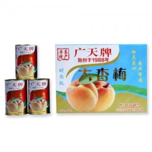 广天大杏梅礼盒罐头