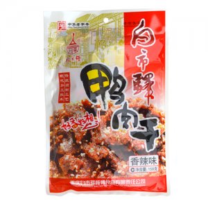 白市驿鸭肉干（香辣）158g