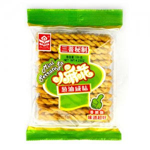 三普葱油咸味小麻花120g