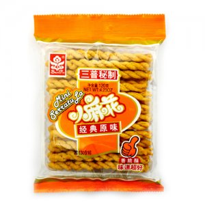 三普经典原味小麻花120g