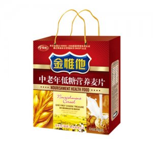 金惟他精装礼盒中老年低糖营养麦片