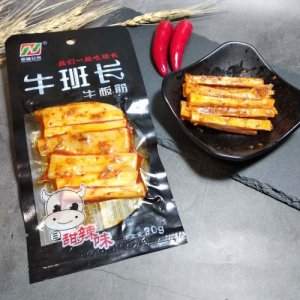众合牛班长甜辣牛板筋30克