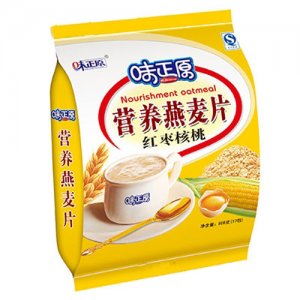 味正原508g营养燕麦片红枣核桃