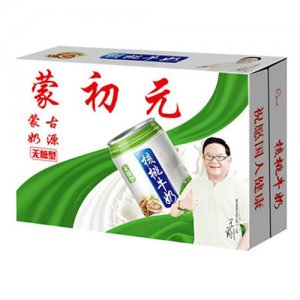 蒙初元无糖型核桃牛奶箱装