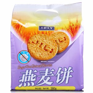 吉利火星无添糖燕麦饼干380g