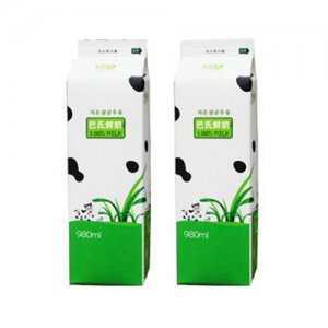 迎春乐980ml屋顶包鲜牛奶