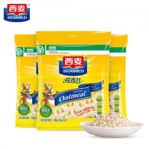 西麦即食纯燕麦片380g