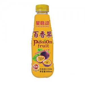 星启动百香果果汁饮料600