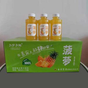 三分天地菠萝苏打水箱装
