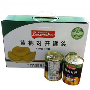 百事美特百事美特黄桃对开罐头