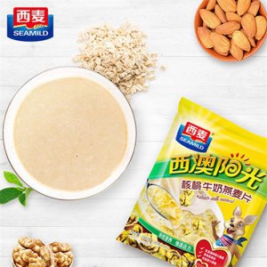 西麦西澳阳光核桃牛奶燕麦片560g