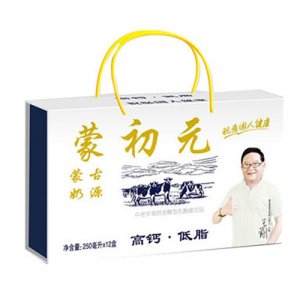 蒙初元高钙奶250mlx12盒