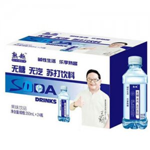 熟趣无糖苏打果味饮料350mlx24瓶