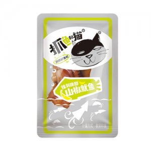 抓鱼的猫山椒鱿鱼