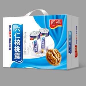回福六仁核桃露箱装
