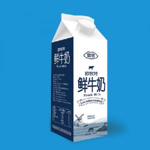 雪宝欧牧特鲜牛奶