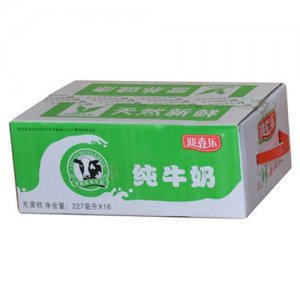 迎春乐利乐纯牛奶