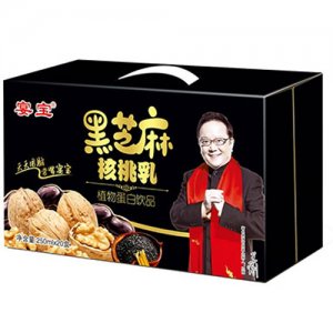 宴宝黑芝麻核桃乳250mlx20盒