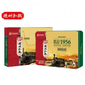 德州扒鸡保鲜精品双味礼盒