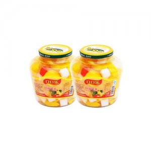 口口乐什锦水果罐头1.2kg