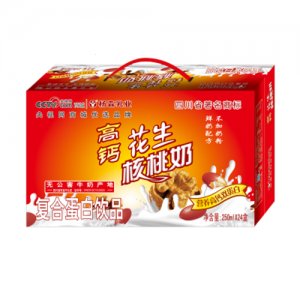 杨森乳业高钙花生核桃奶箱