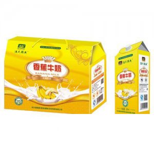 粒汁健香蕉牛奶520mlx6盒-310mlx6瓶